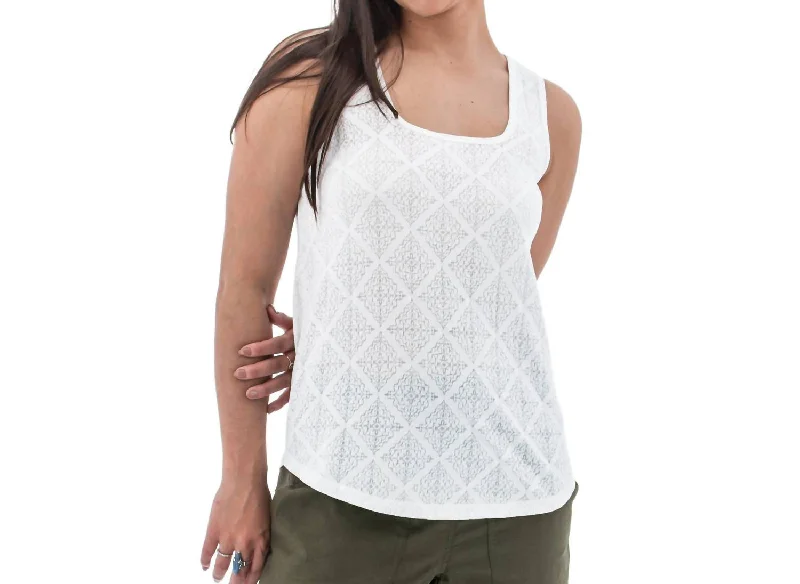 Maitland Tank Top In White