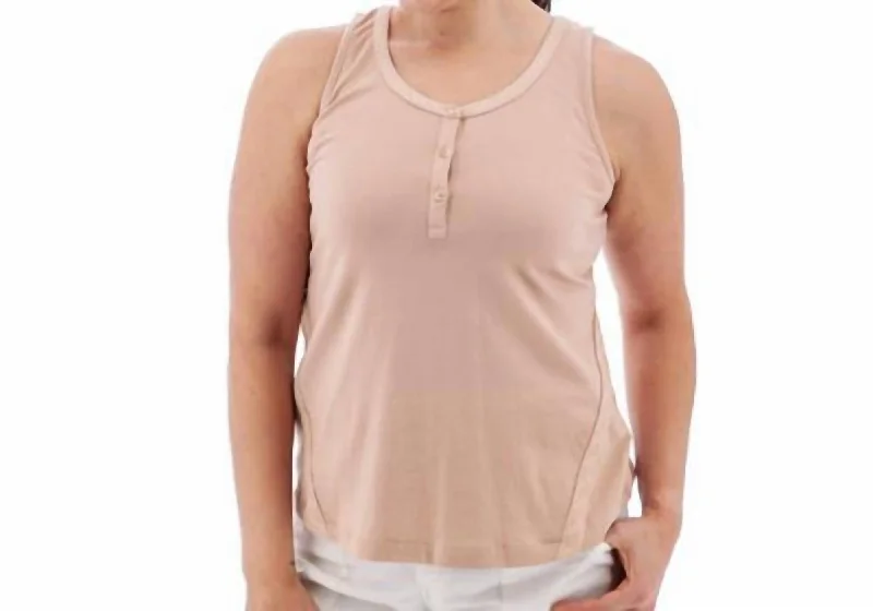 Clemente Tank In Misty Rose