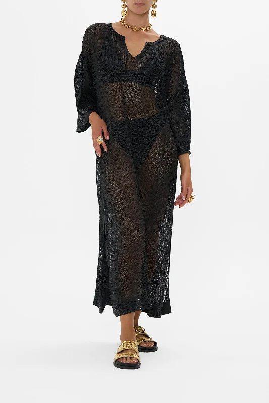 LONG V NECK KNIT KAFTAN CALL ME CLEOPATRA