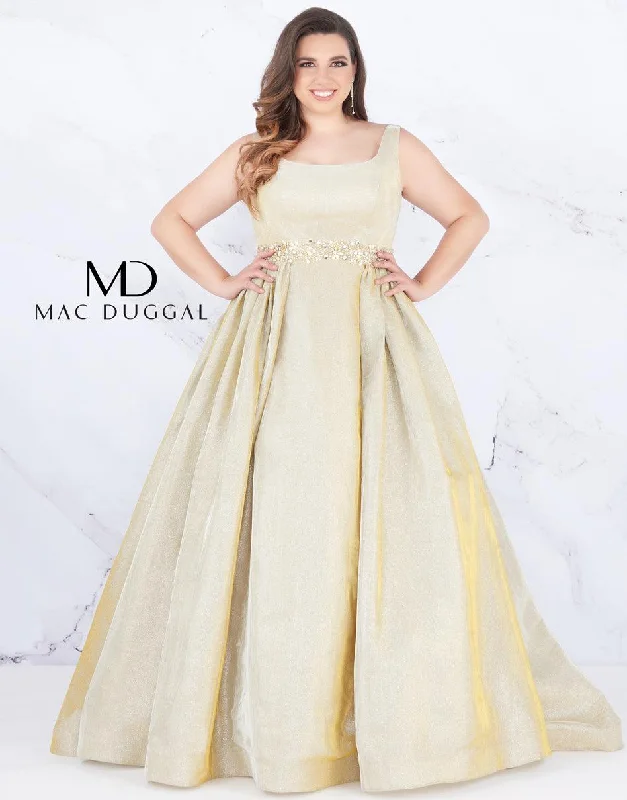 Mac Duggal Plus Size Long Prom Dress