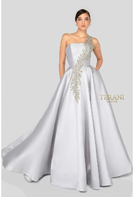 Terani Couture 1912E9202 One Shoulder Long Ball Gown Sale