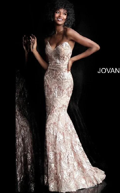 Jovani 67331 Strapless Long Formal Prom Dress