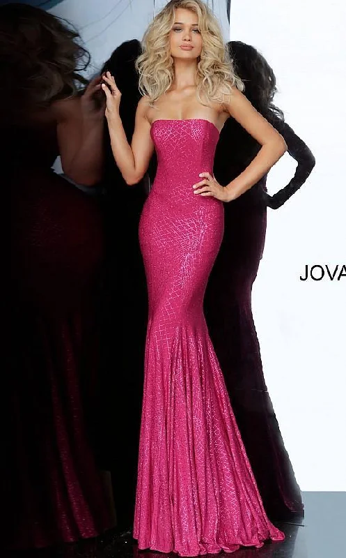 Jovani 1121 Prom Long Strapless Formal Mermaid Gown