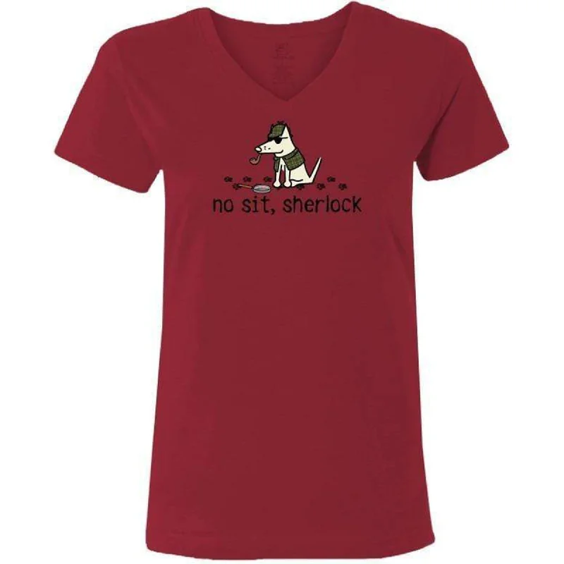 Teddy the Dog™ No Sit Sherlock V-Neck