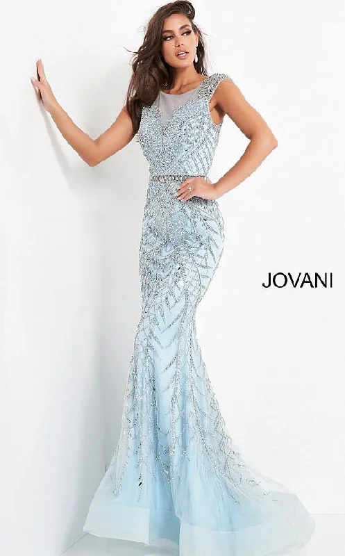 Jovani 02336 Mother of the Bride Beaded Long Dress