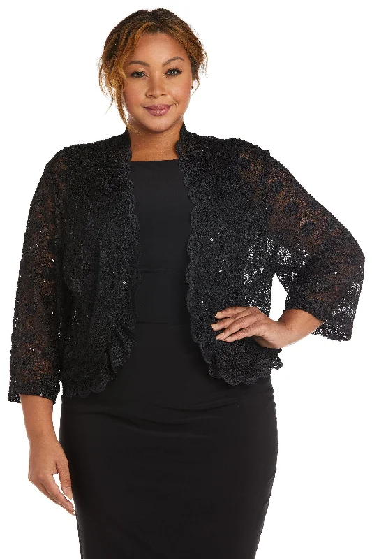 R&M Richards 3158W Long Sleeve Plus Size Lace Bolero Sale