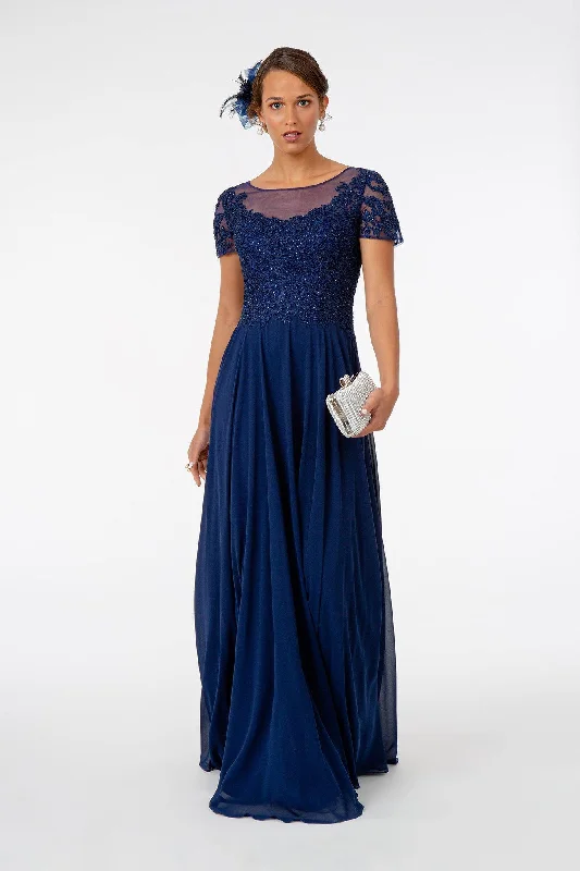 Long Formal Mother of Bride Chiffon Dress Sale