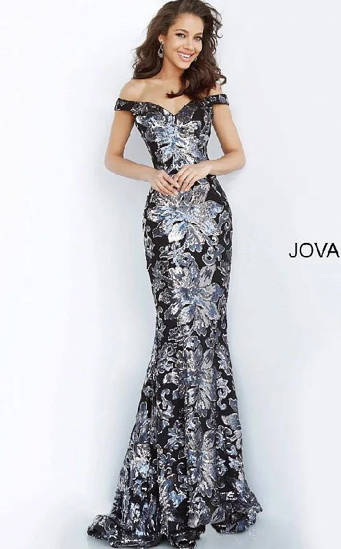 Jovani 63516 Prom Long Off the Shoulder Formal Gown