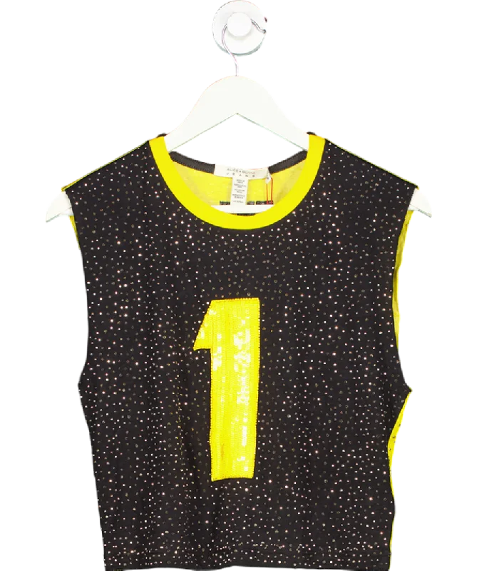 Alice + Olivia X The Beatles Micah Sequin Muscle Tank UK S