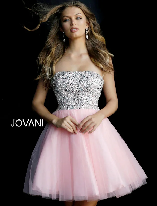 Jovani Prom Short Strapless Dress Sale