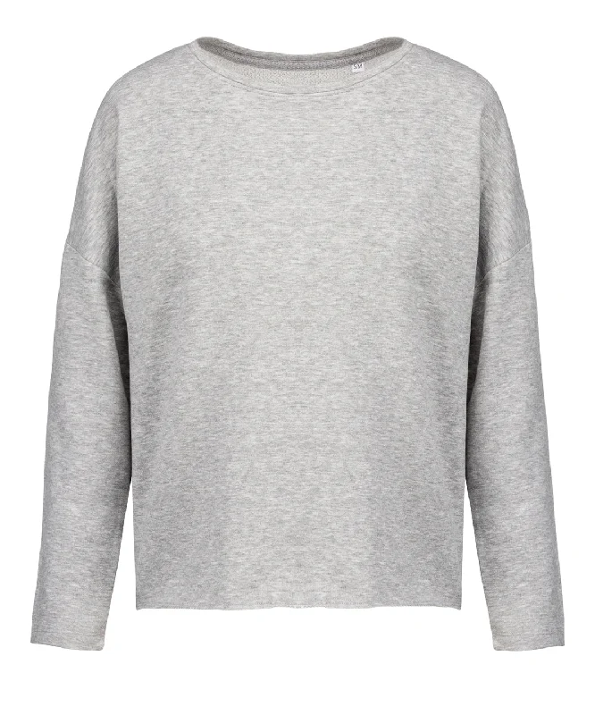 Light Grey Heather - Ladies' oversized sweatshirt