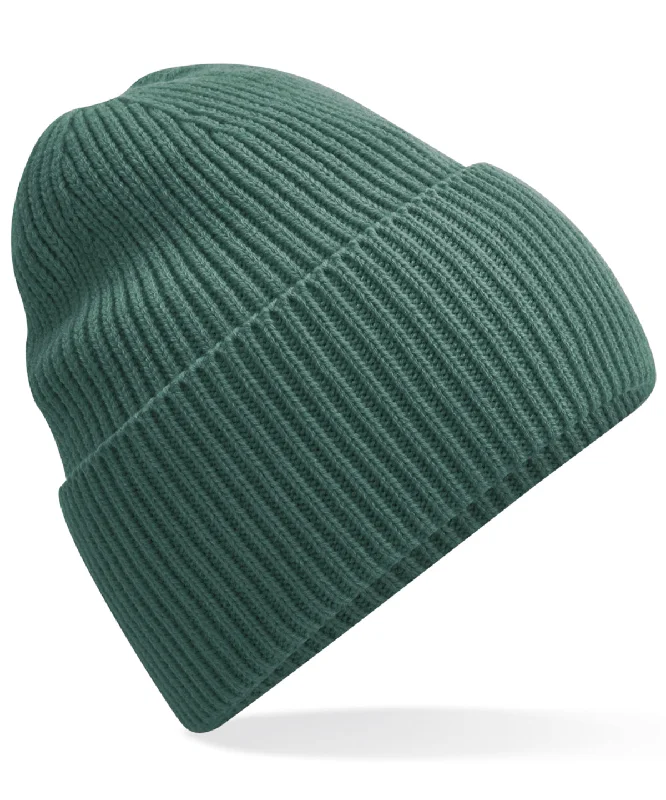 Marine Green - Oversized cuffed beanie