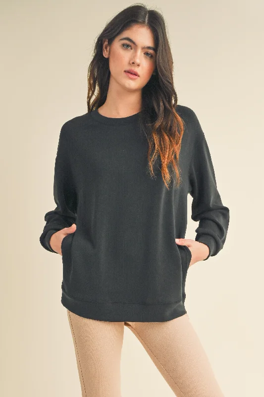 Women's Ultra Soft Oversized Crewneck Top