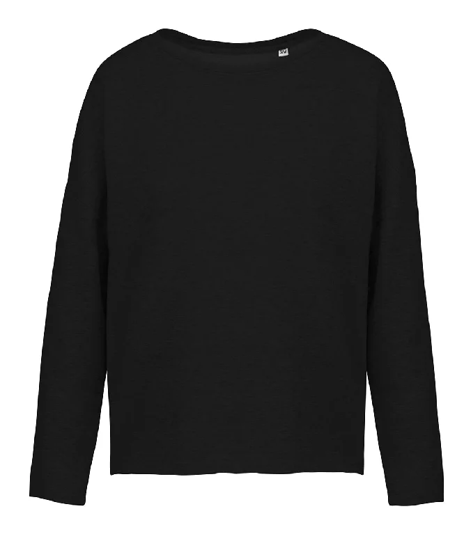 Black - Ladies' oversized sweatshirt