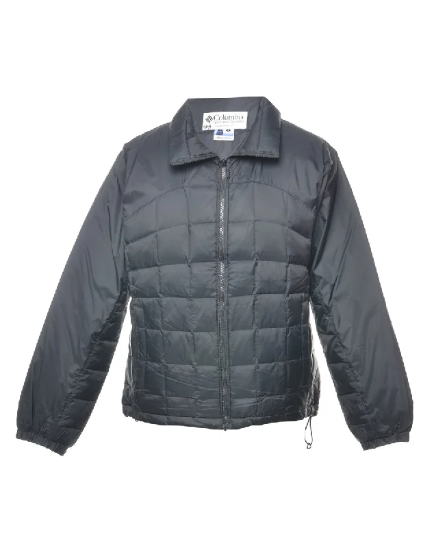 Columbia Quilted Black Puffer Jacket - L