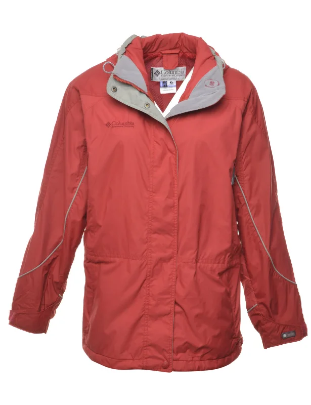 Columbia Red Casual Mountaineering Jacket - L