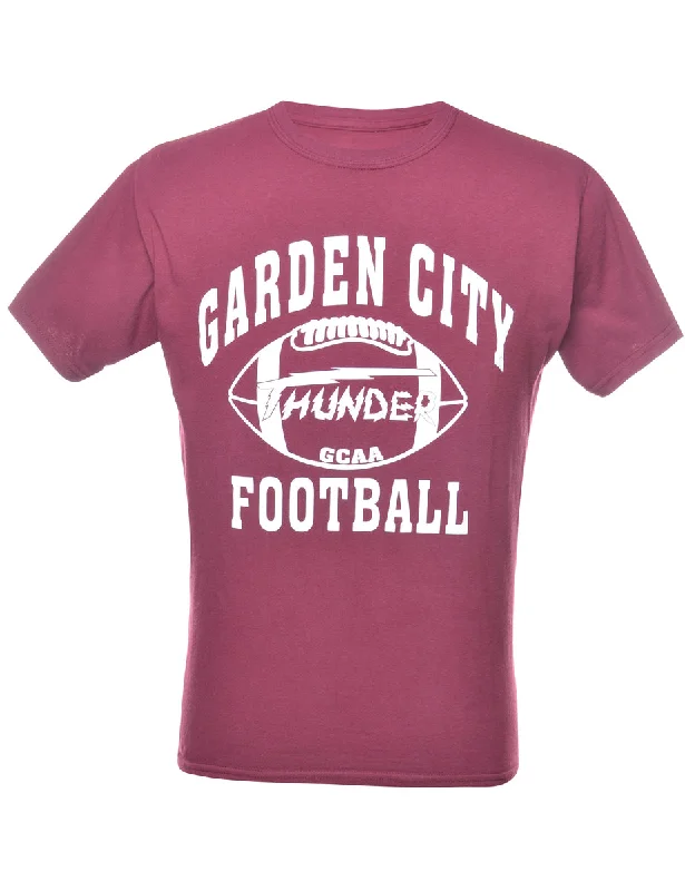 Football Printed T-shirt - M