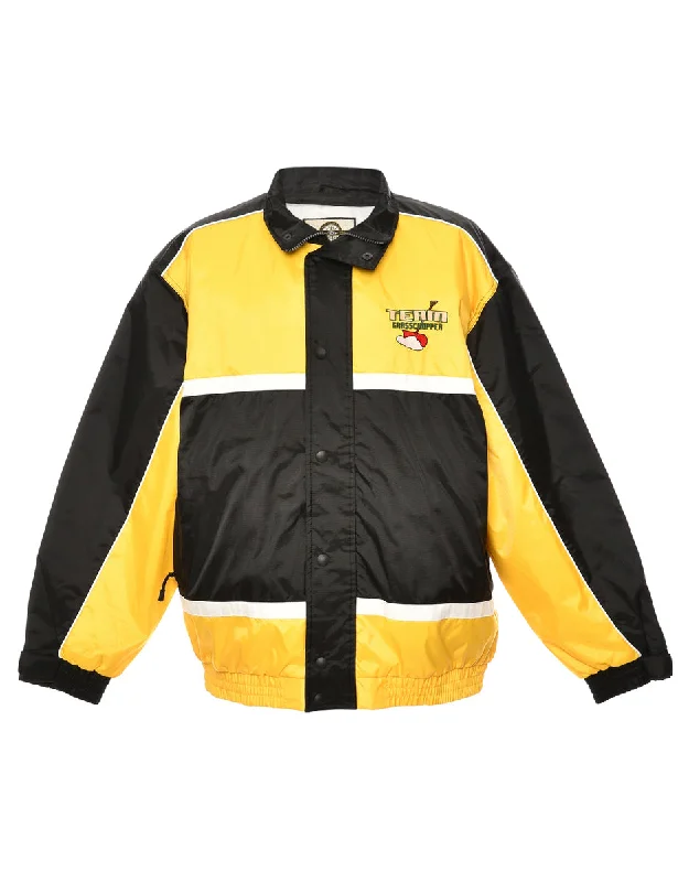 Team Grass Chopper Yellow & Black Ski Jacket - XL