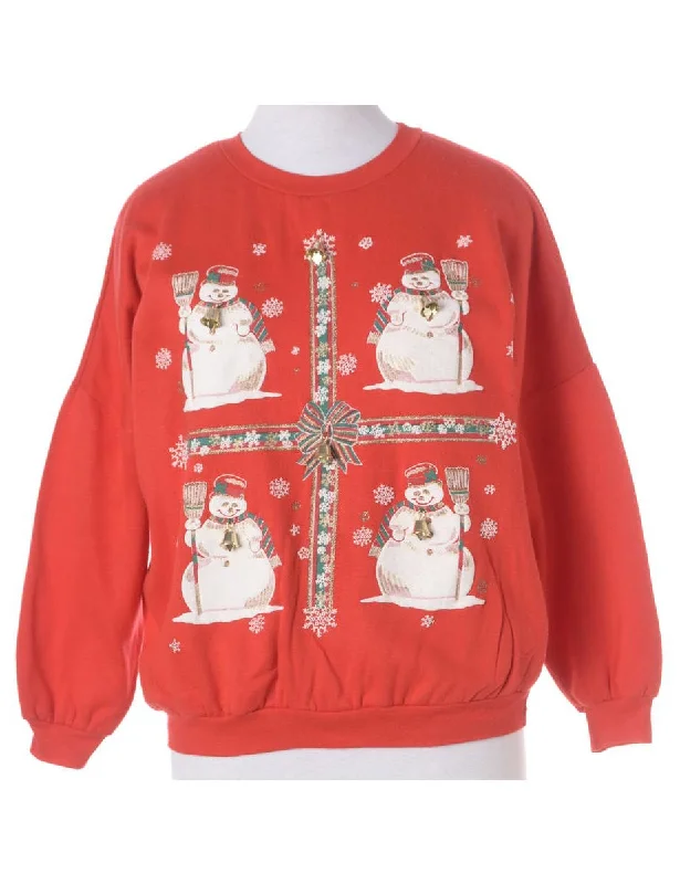 Label Christmas Sweatshirt With Bells