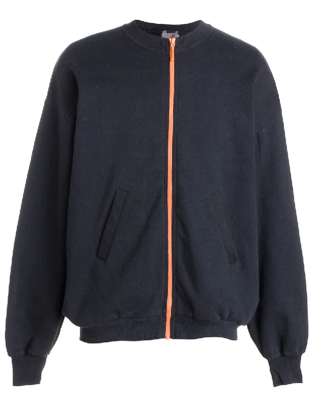 Label Idris Zip Front Sweatshirt