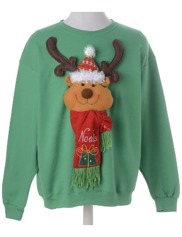 Label Novelty Christmas Sweatshirt