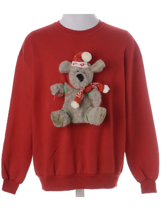 Label Novelty Christmas Sweatshirt