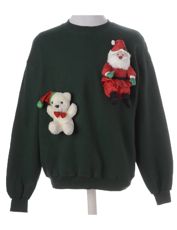 Label Novelty Christmas Sweatshirt