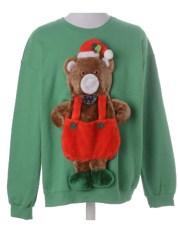 Label Novelty Christmas Sweatshirt