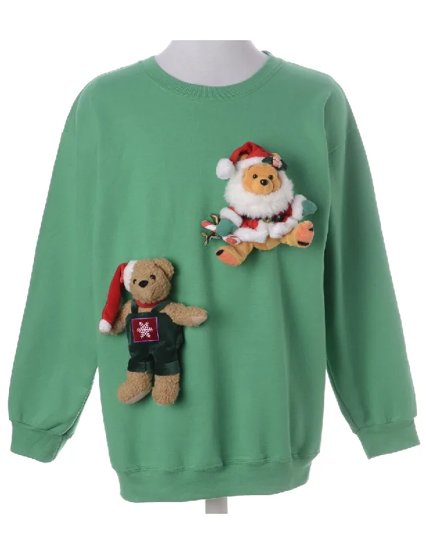 Label Novelty Christmas Sweatshirt