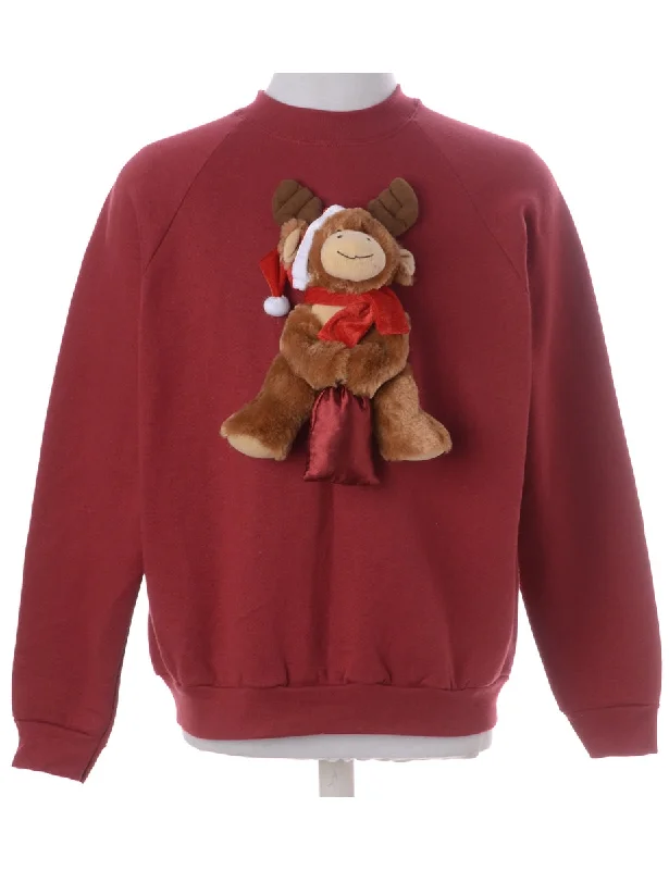 Label Novelty Christmas Sweatshirt