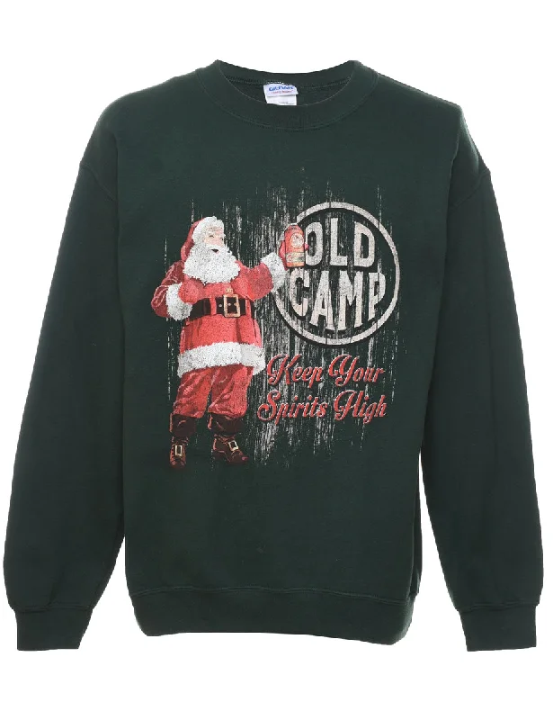 Santa Claus Christmas Sweatshirt - M