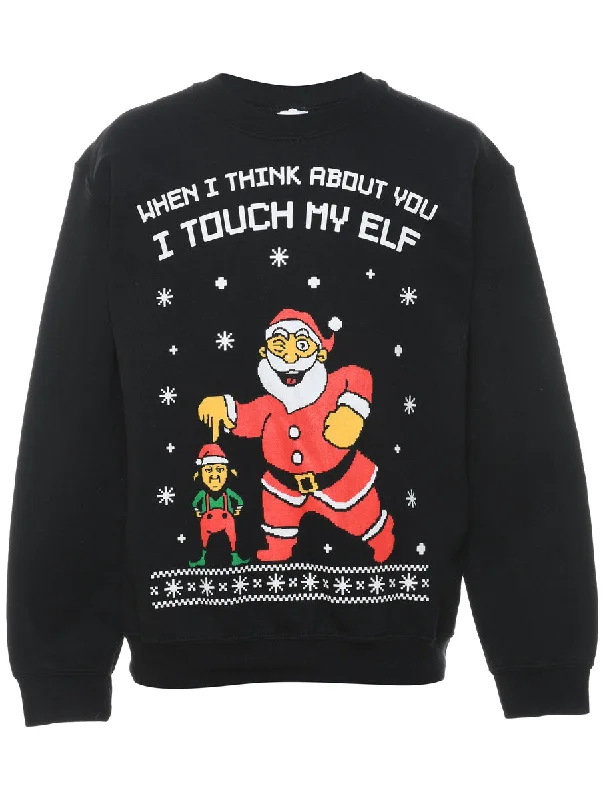 Santa Claus Christmas Sweatshirt - S