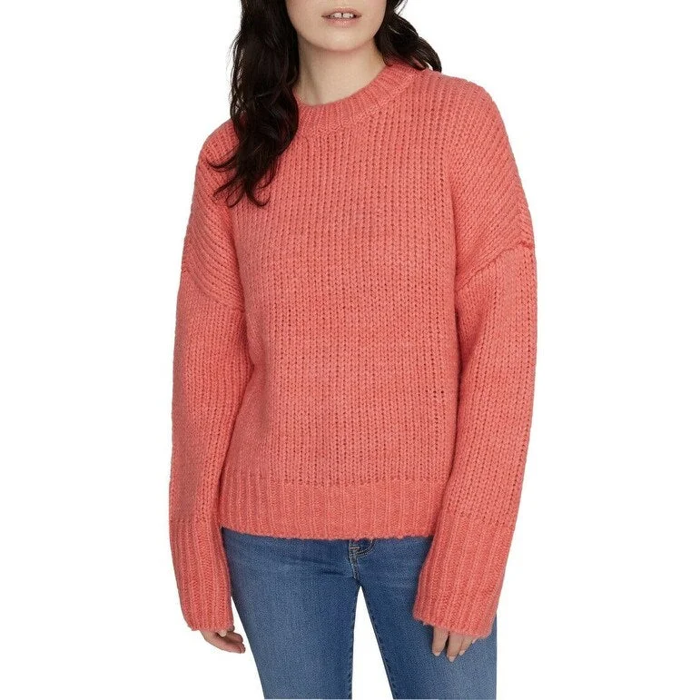 Sanctuary Women's Telluride Sweater Winter Coral Orange Size X-Large - XL