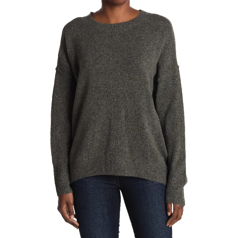 Vince Camuto Women's Cozy Crew Neck Sweater Gray Size Medium