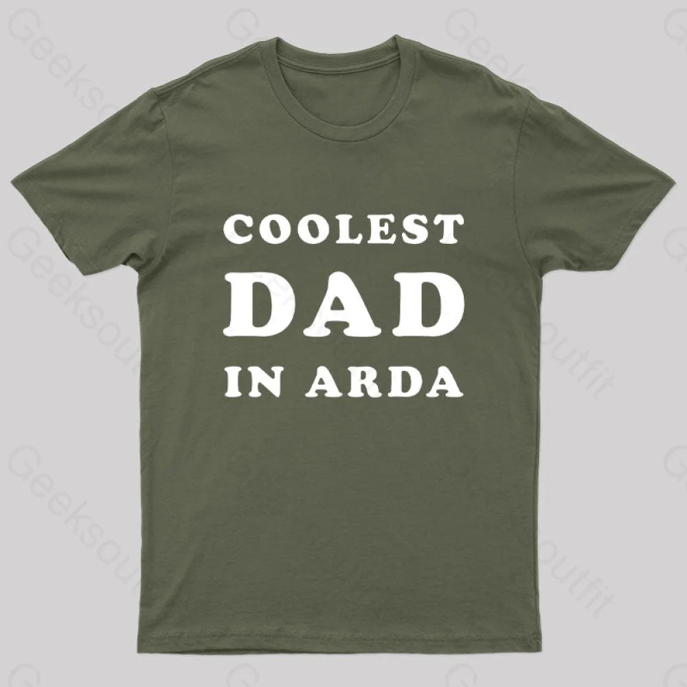 Coolest Dad in Arda Geek T-Shirt