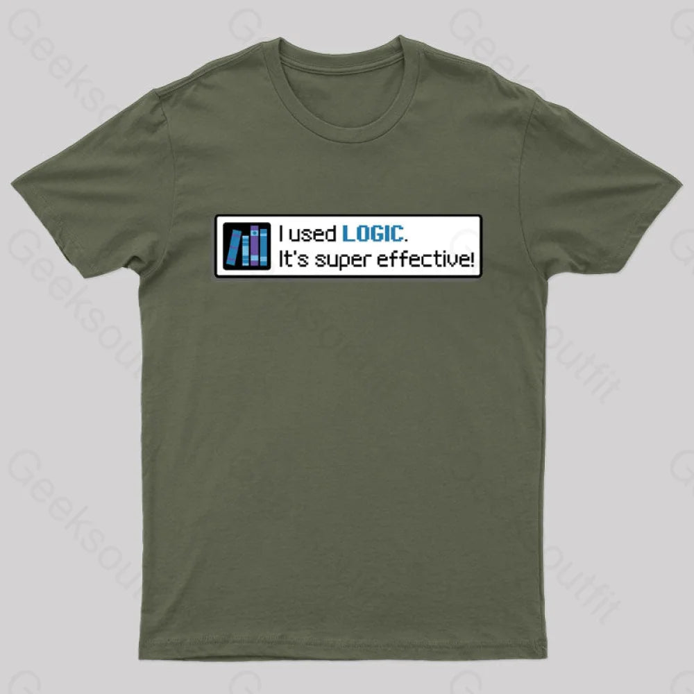 Logic is Super Effective Nerd T-Shirt