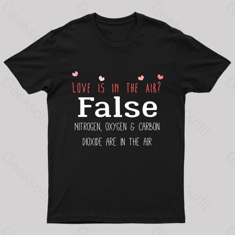 Love Is In The Air Nerd T-Shirt