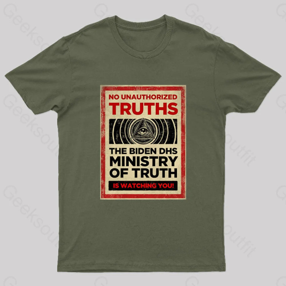 No Unauthorized Truths Nerd T-Shirt