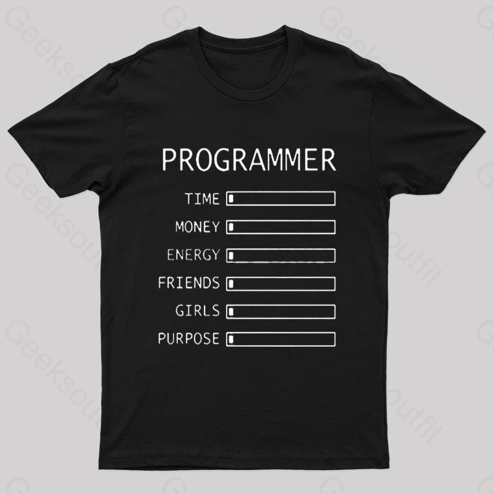 Programmer Time Nerd T-Shirt