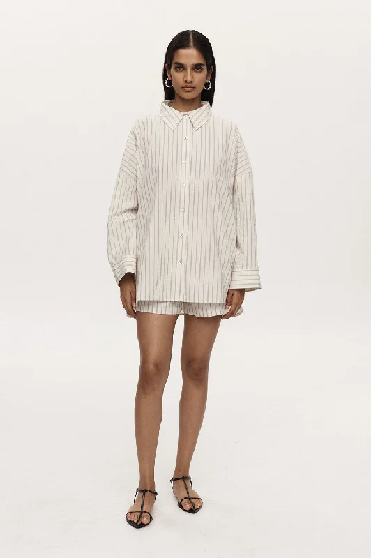 Marle Edie Shirt - Ivory Stripe