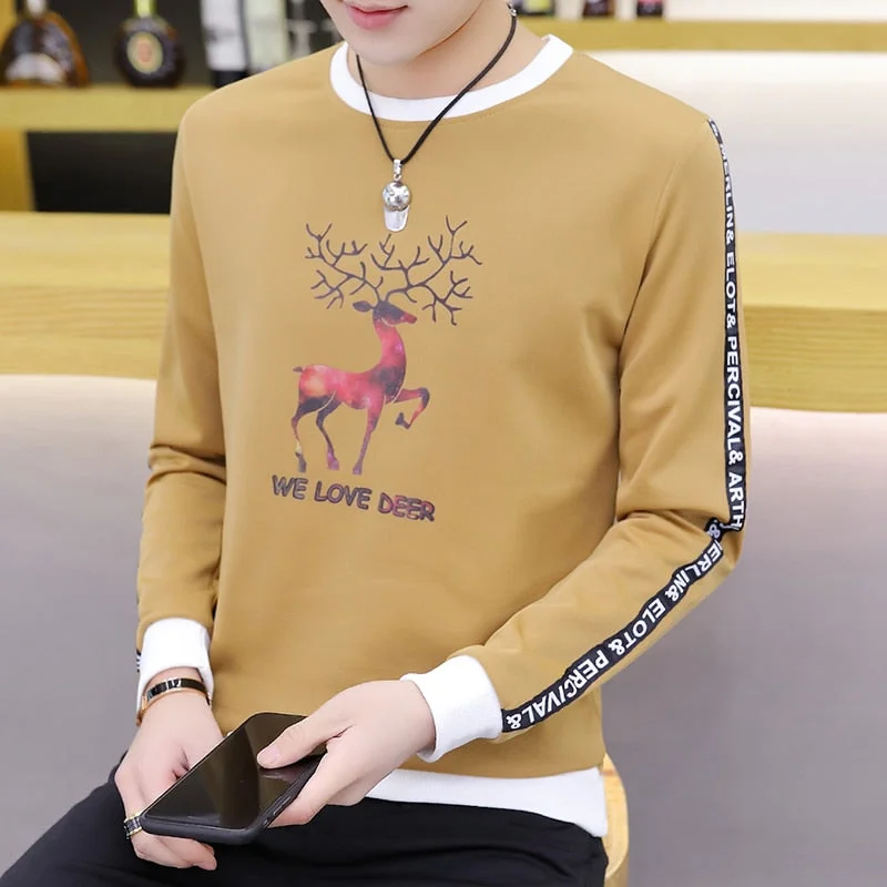 Men's Long Sleeve T-shirt Trend in Clothes