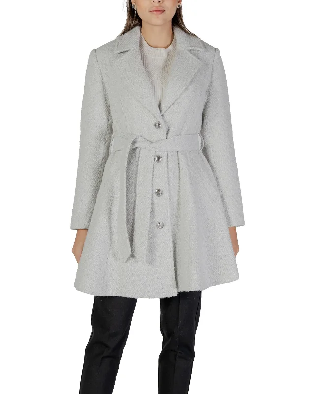 Guess Low-Cut V-Neck Buttoned Coat